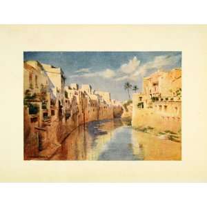  1908 Print Trevor Haddon Art Orihuela Spani Segura River 