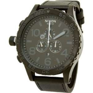  Nixon 51 30 Chrono Leather Watch