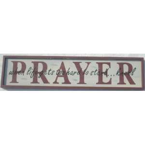  Inspirational Prayer Decorative Wood Wall Plaque 