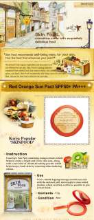 SKIN FOOD] SKINFOOD Red Orange Sun Pact SPF50+ PA+++  