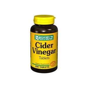Cider Vinegar 300mg   200 tabs,(Goodn Natural)  Grocery 
