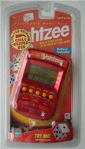 Handheld Yahtzee Chilli Pepper Red Limited Ed NEW RARE  