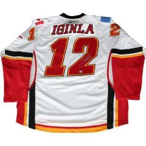  Jarome Iginla Calgary Flames Autographed Authentic Jersey 