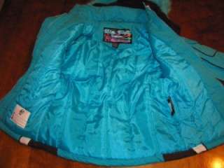 New Big Chill Snowsuit Set Coat/Bib Snow Pants Girls size 5/6 Medium 