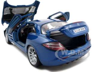 MERCEDES SLR MCLAREN BLUE 118 DIECAST MODEL CAR  