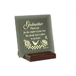  Godmother Glass Card with Stand 