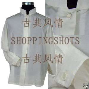 chinese shirt clothing clothes for men jacket 083407 wh  