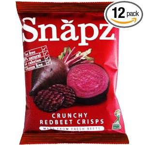 Snapz Reedbeet Chips, 0.7 Ounce (Pack of Grocery & Gourmet Food