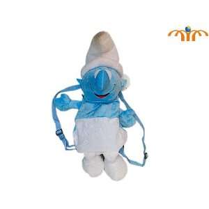  Smurfs Movie Boy smurf Clumsy Plush Backpack for kids 