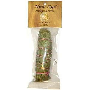  New Age Smudges & Herbs   Sacred Cedar Wand 7 Packaged 
