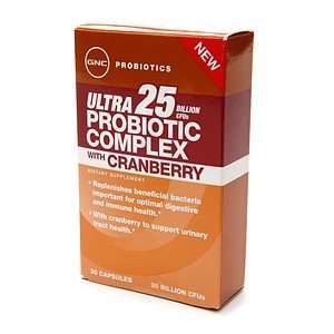  GNC Ultra 25 Probiotic Complex with Cranberry Health 
