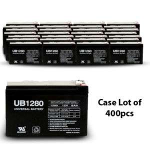 400pc 12V 8Ah SLA Sealed Lead Acid Batteries UB1280  