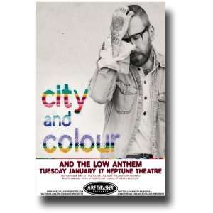  The City & Colour Poster   Concert Flyer   Little Hell Tour 
