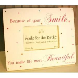  Bohemian Bright Because Smiles Tabletop Picture Frame 