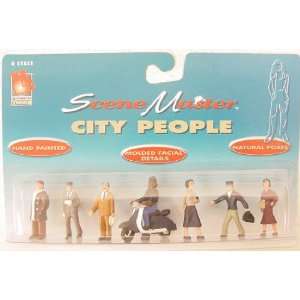   Life Like 1854 7 Piece City People Figure Set Toys & Games