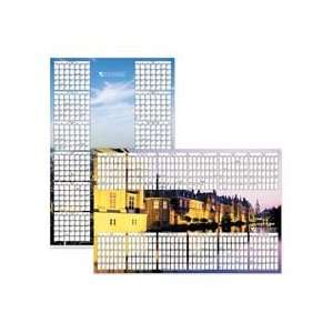  Visual Organizer, City Sights, 2 Sided, 24x36, Sold as 1 