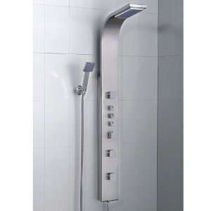 Civica Thermostatic Stainless Steel Arched Shower Panel with Handspray 