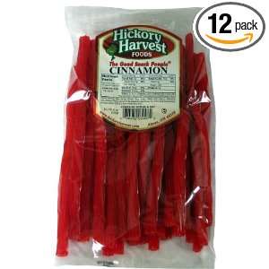 Hickory Harvest Cinnamon Licorice Twist, 8 Ounce Bags (Pack of 12 
