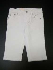 Levis Girls White Skimmers Size 3T  