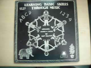 LEARNING BASIC SKILLS THROUGH MUSIC Activity Record1969  