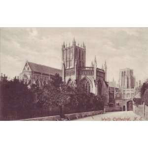   Birthday Greetings Card English Church Somerset Wells Cathedral SM14