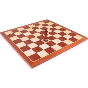  Mahogany & Maple Classic Chess Board   1.75 Squares Toys 
