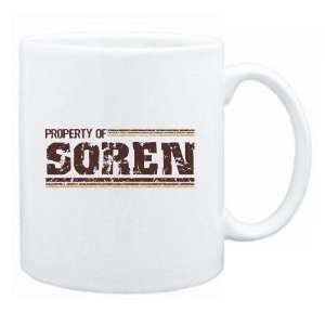 New  Property Of Soren Retro  Mug Name 