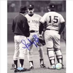  MLB Sparky Lyle with Thurman Munson and Billy Martin on 