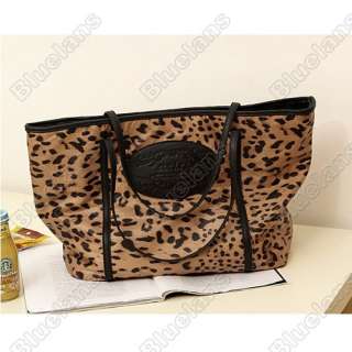 Large Capacity Ladies All match Single Shoulder Bag Sexy Leopard 