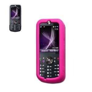   Silicon Case Slc002 for Motorola Zine ZN5   Hot Pink