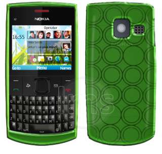 Green Hydro Series Gel Case Skin For Nokia X2 01 + Film  