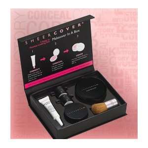  Sheer Cover 6 Pcs. Professional Make Up Kit Set Beauty