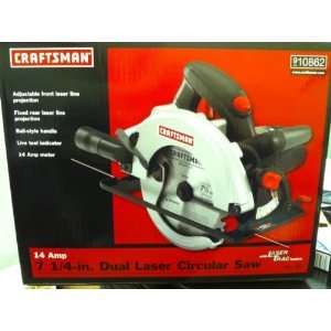 Craftsman 10862 7 1/4 Dual Laser Circular Saw with Laser 