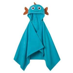 Circo Sealife Sea Monster Hooded Towel Kids Childrens Bath VERY CUTE 
