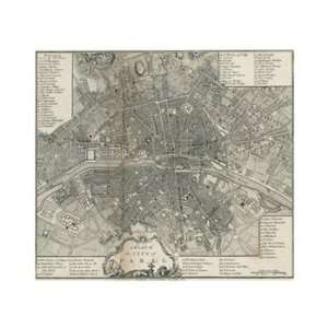  Plan Paris Stockdale Poster (10.00 x 8.00)