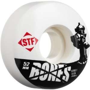  Bones STF Street Tech Formula Skateboard Wheels (Hydrant 