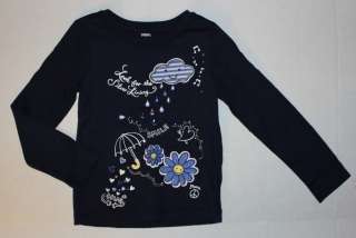 Gymboree Flower Showers Silver Lining Shirt top NWT  