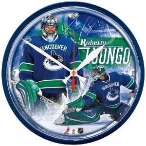  Roberto Luongo Vancouver Canucks Round Clock Sports 