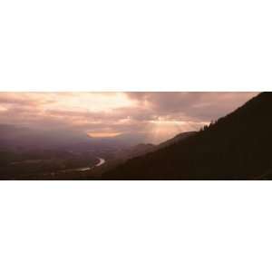  Skagit River from Sauk Mountain, Washington State, USA 