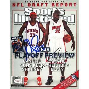  Shaquille Oneal Amare Stoudemire Signed Si Mag Jsa 
