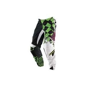    Fox Racing Youth 180 Checked Out Pants   22/Green Automotive