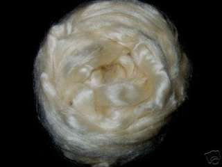 Pure Tussah Silk Roving, spin/felting/papermaking/dye  
