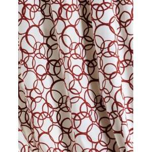  Cirque Red Printed Cotton Swatch