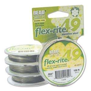   Nylon Coated Stainless Steel extra strong 43.8lb Break , Arts, Crafts