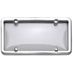  Cruiser License Plate Frame with Acrylic Shield   Chrome 