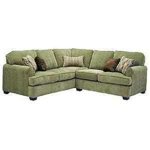   Transitional Left Sofa Section in Plush Soft Chenille Fabric 4332 62