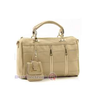 Women PU Leather Handbag Shouder Messenger Bag 3 Color  
