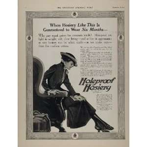  1915 Ad Holeproof Hosiery Stockings Woman Milwaukee 
