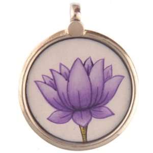  Lotus Pendant   Sterling Silver 