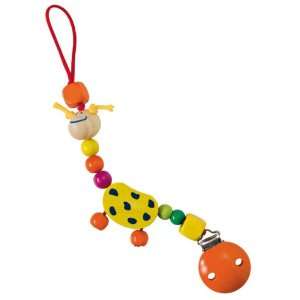    Selecta Collini Giraffe Baby Clip Pacifier Chain Toys & Games